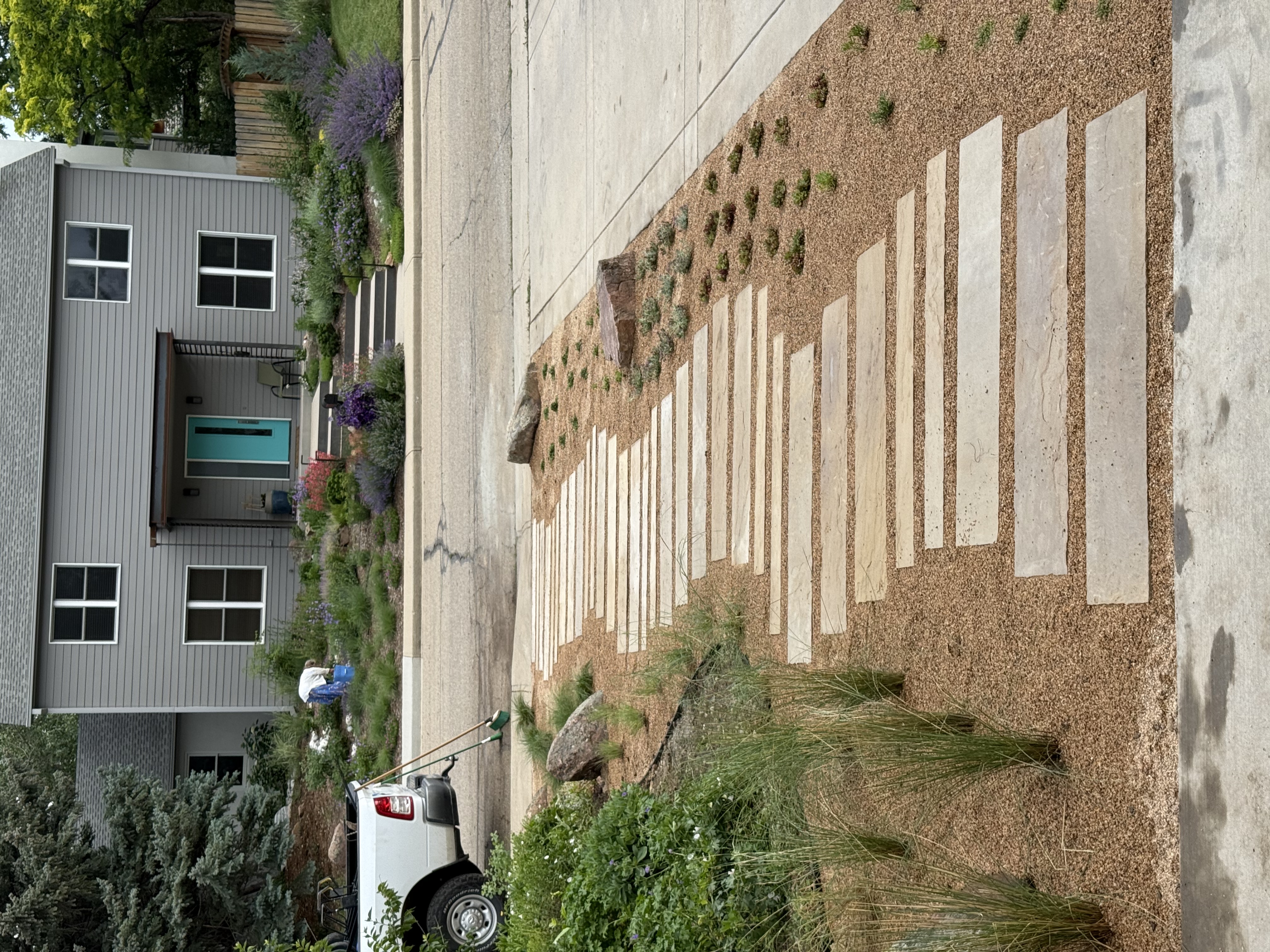 Regenerative xeriscape landscape design